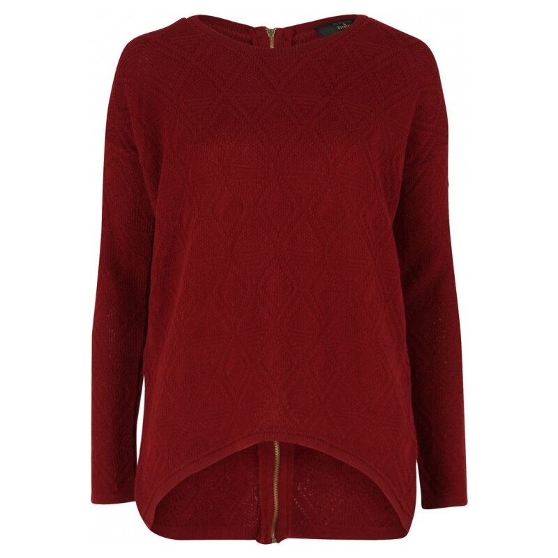 Rock and Rags Zip Jumper, red