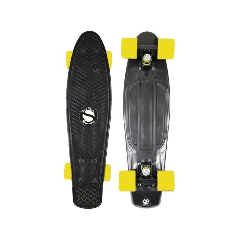 Cruiser PENNY SHOCK Board black/black/yellow 22 ONE SIZE