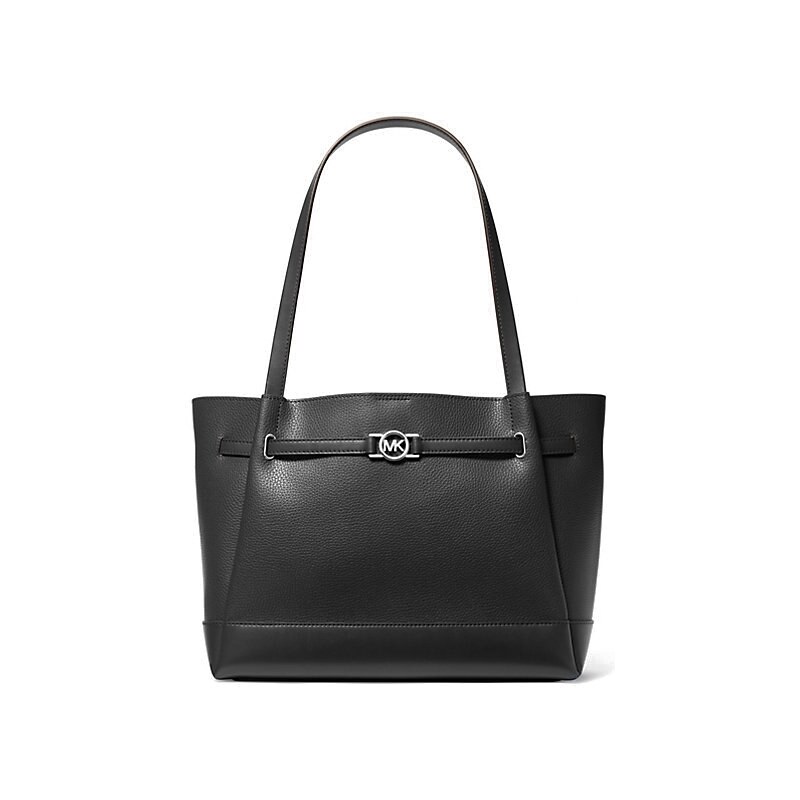 Michael Kors kožená kabelka Reed large tote černá