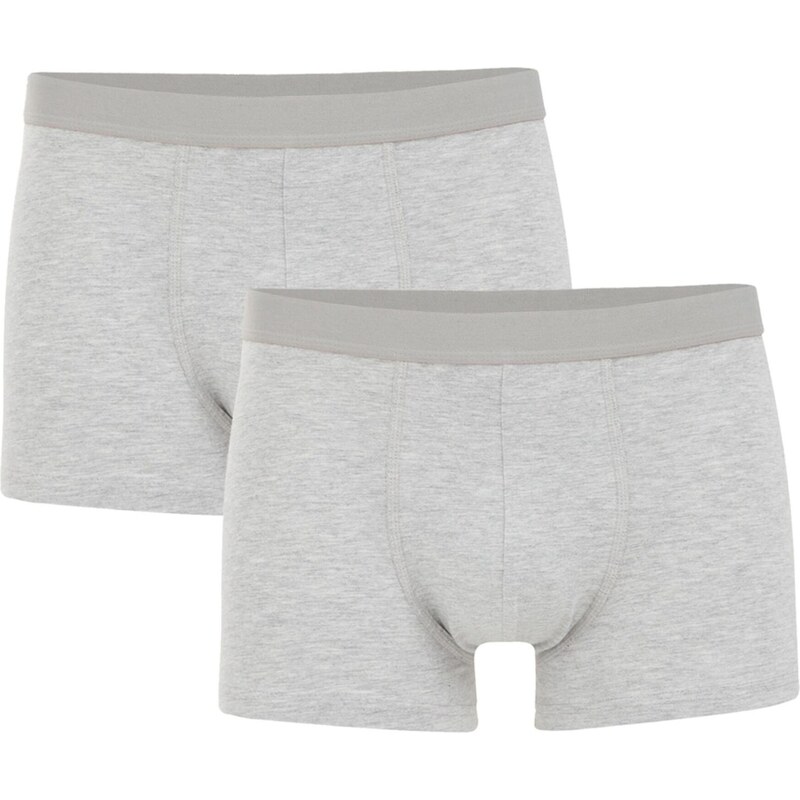 WE Fashion Boxerky světle šedá