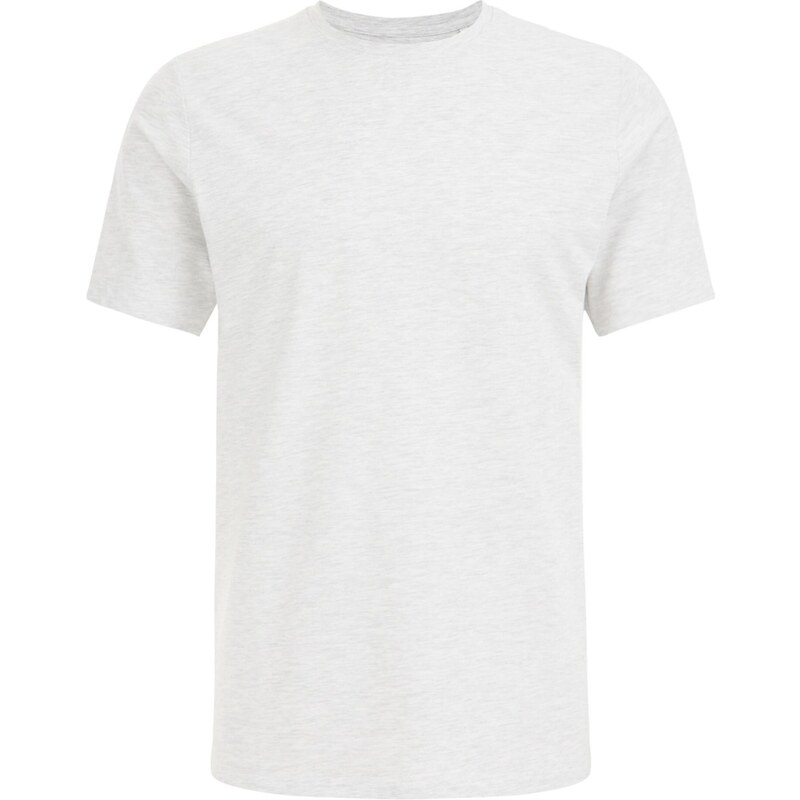 WE Fashion Tričko bílý melír
