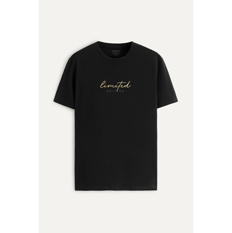 Tričko, Barva Černá, s Potiskem Limited Edition