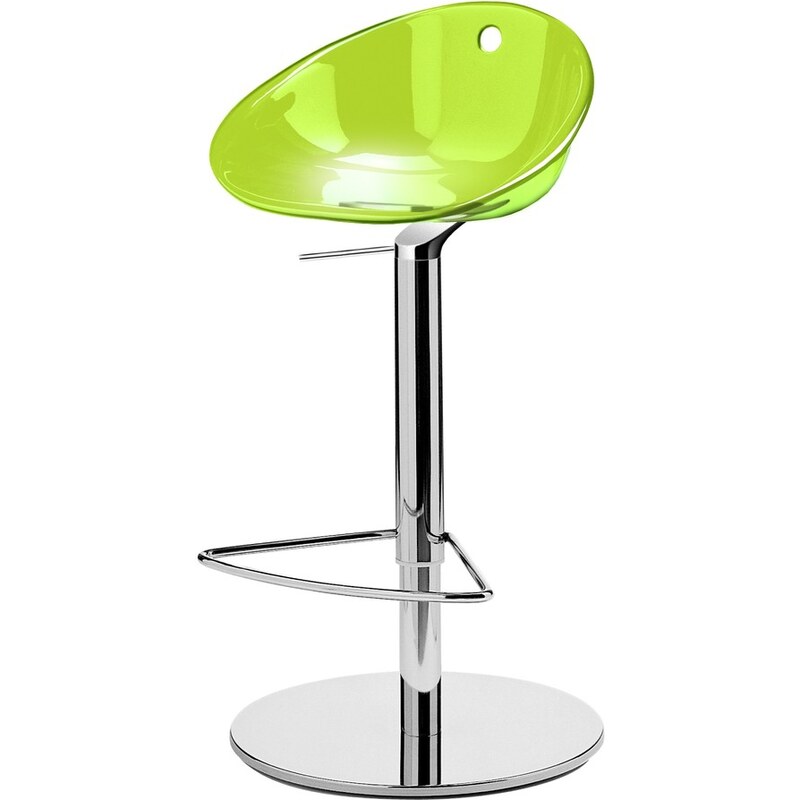 Zelená barová židle Pedrali Gliss