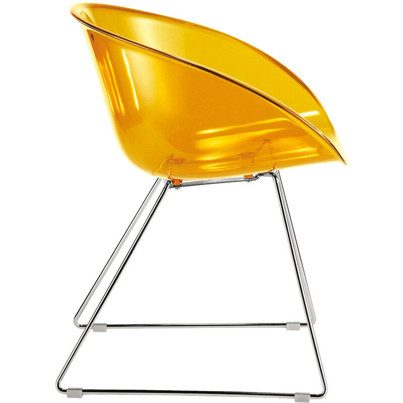 Žlutá židle Gliss Pedrali 921