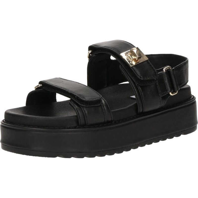 STEVE MADDEN Sandály Bigmona zlatá / černá