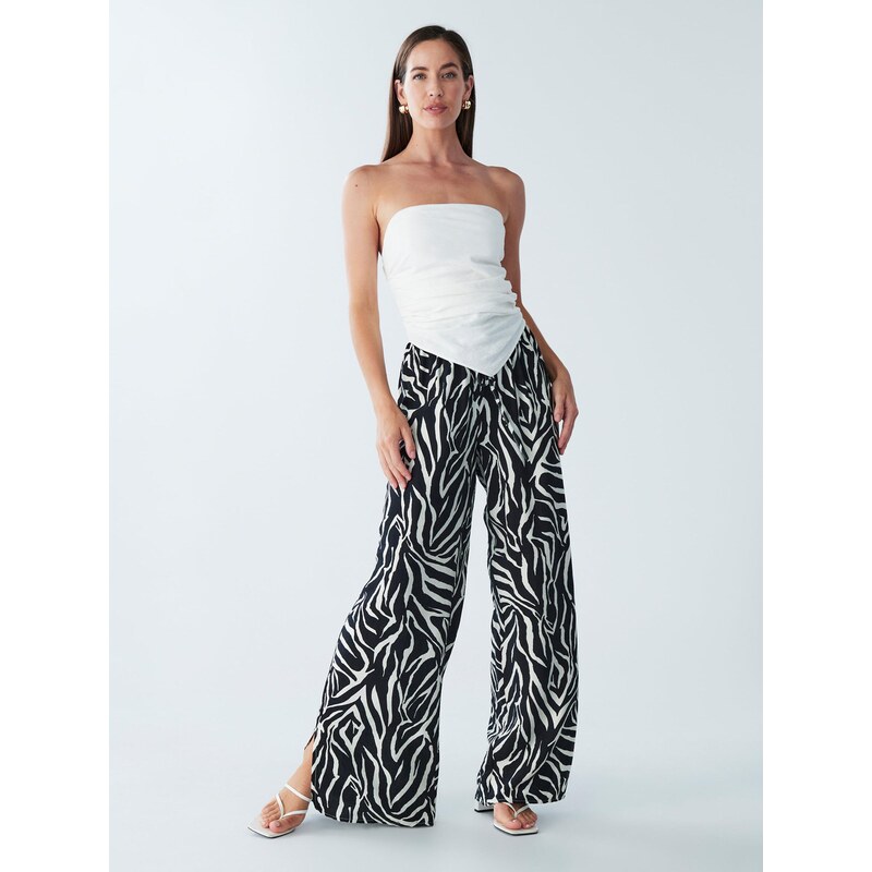 BWLDR Kalhoty Barcelona černá / bílá 105711540