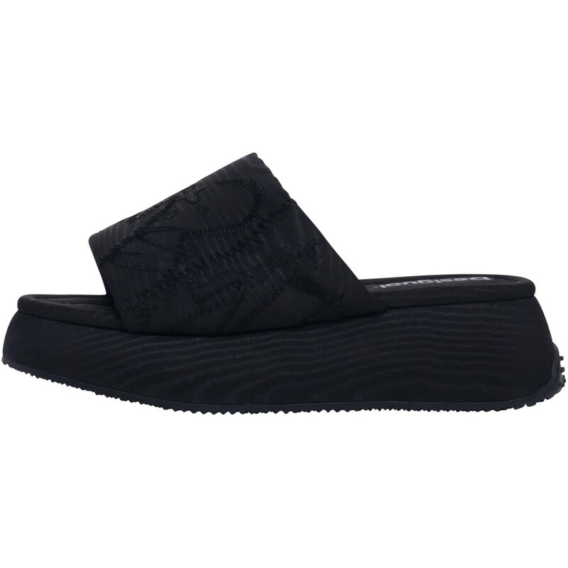 Desigual Pantofle antracitová / černá 106194174