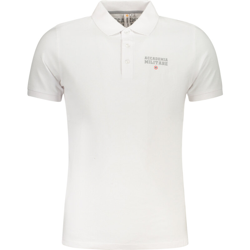 ACCADEMIA MILITARE Bílé pánské polo triko 107272966