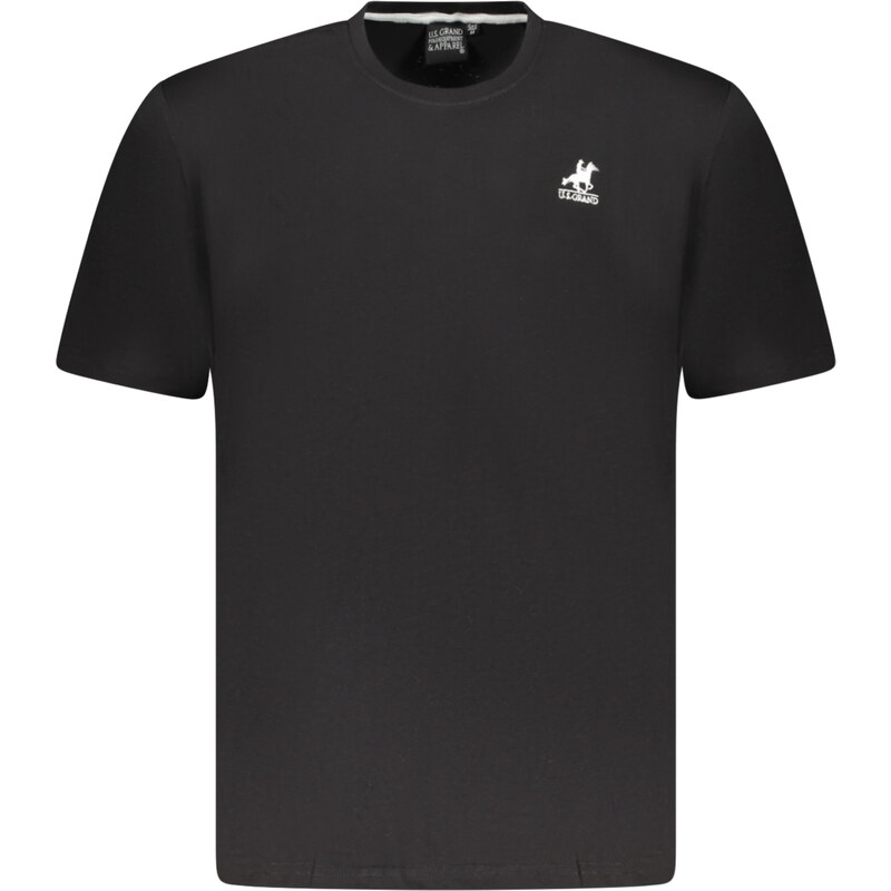 U.S. GRAND US GRAND POLO SHORT SLEEVE T-SHIRT MEN BLACK