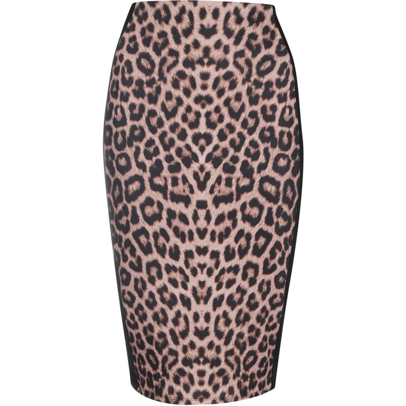 Rock and Rags Leopard dámské Mini Skirt Natural