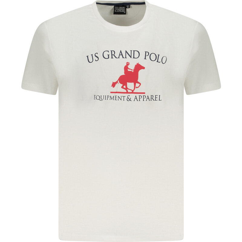 U.S. GRAND US GRAND POLO SHORT SLEEVE T-SHIRT MEN WHITE