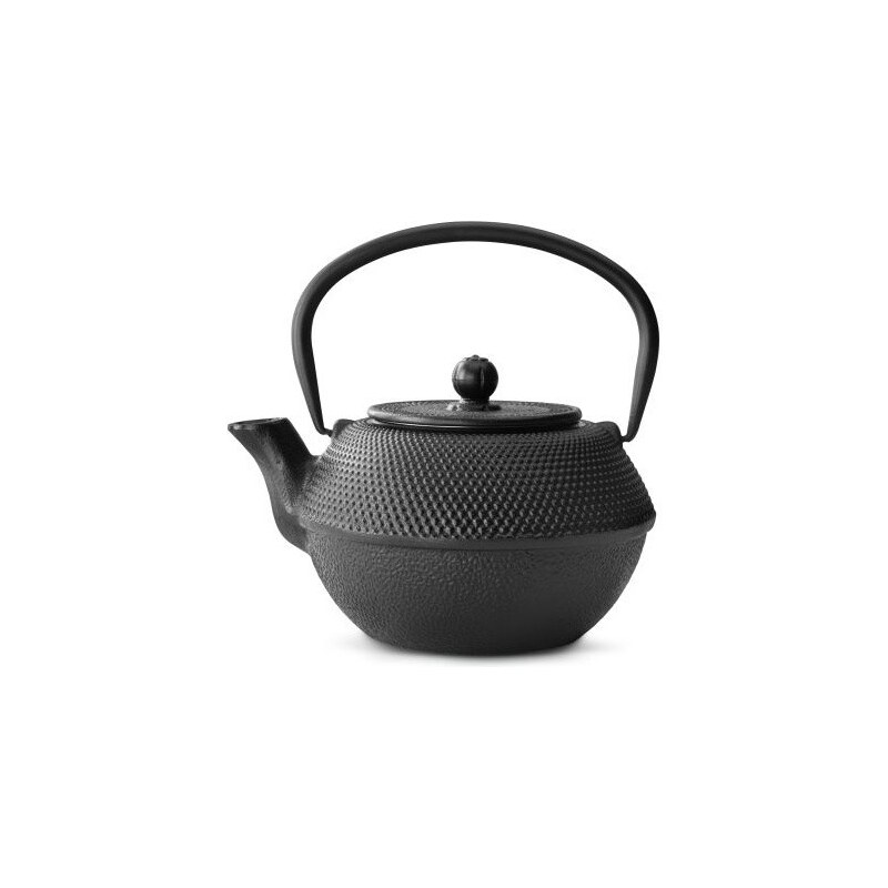 Bonami Černá litinová konvice se sítkem na sypaný čaj Bredemeijer Jang, 1,2 l