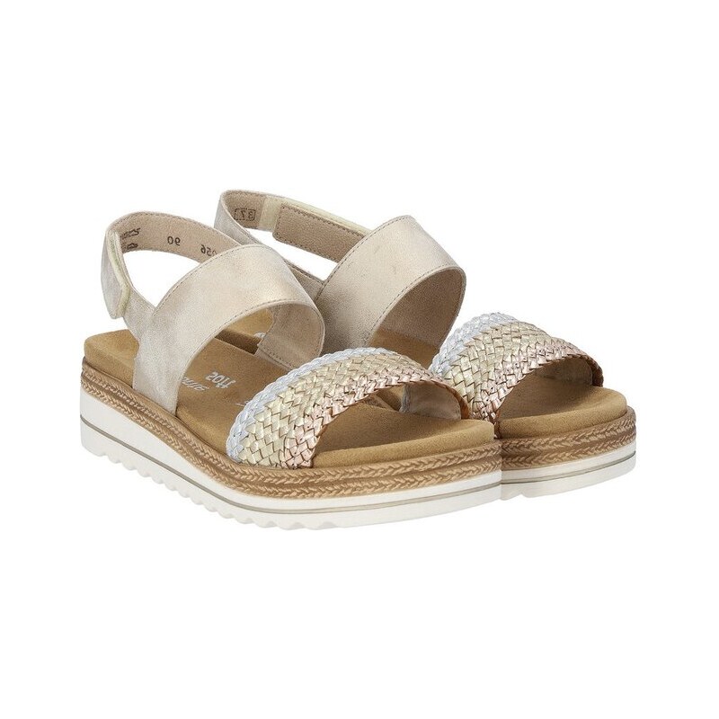 Dámské trendy sandály Remonte D0Q56-90 metalické 91601423