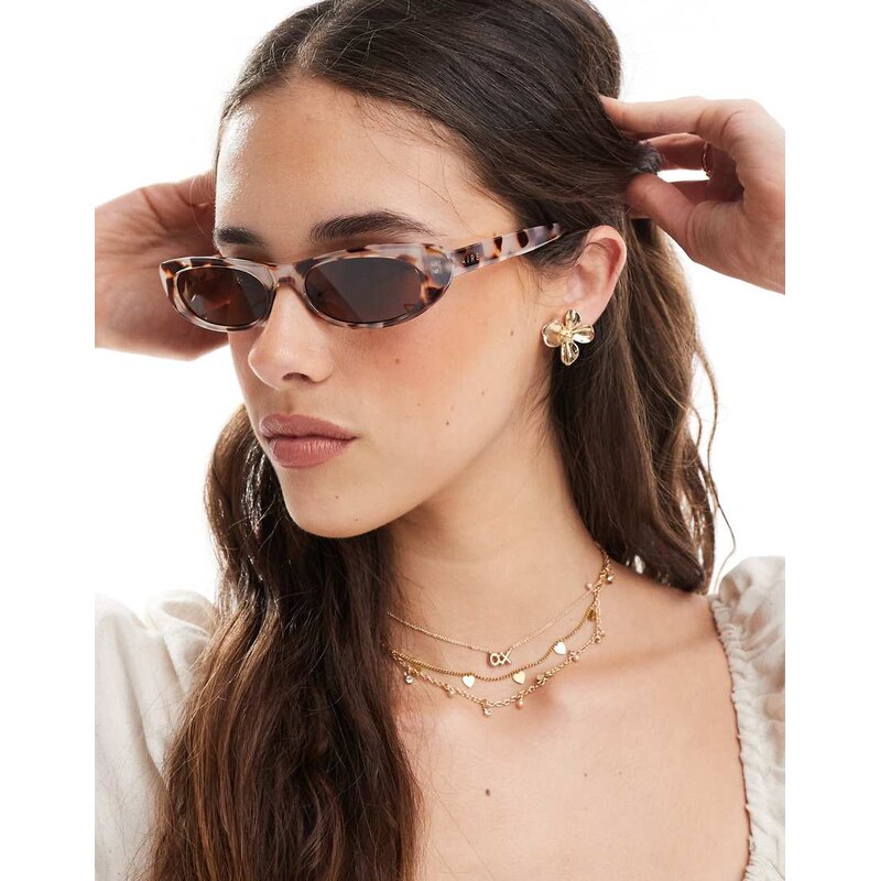 Aire Avior slim oval sunglasses in cookie tort-Brown 105936801