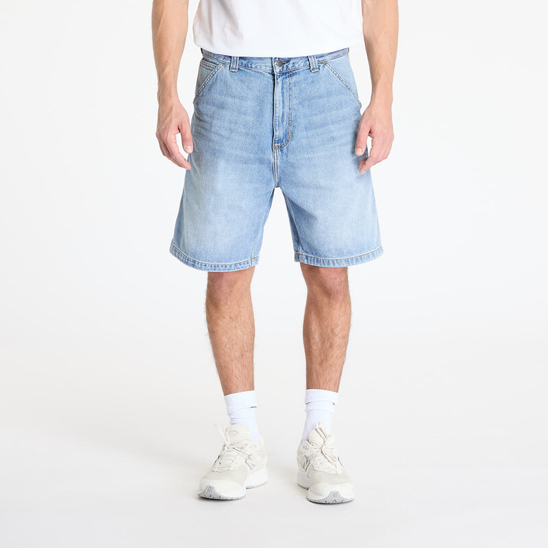 Šortky Carhartt WIP OG Single Knee Short Blue Burst Washed XS