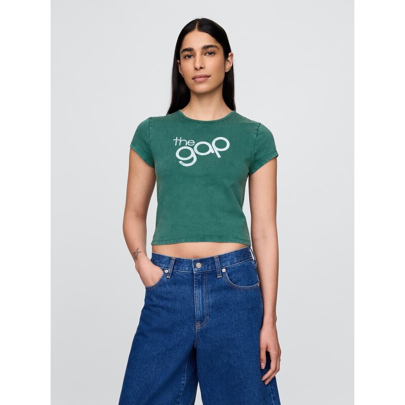 GAP Dámské Crop tričko s logem 749362-04 109643019