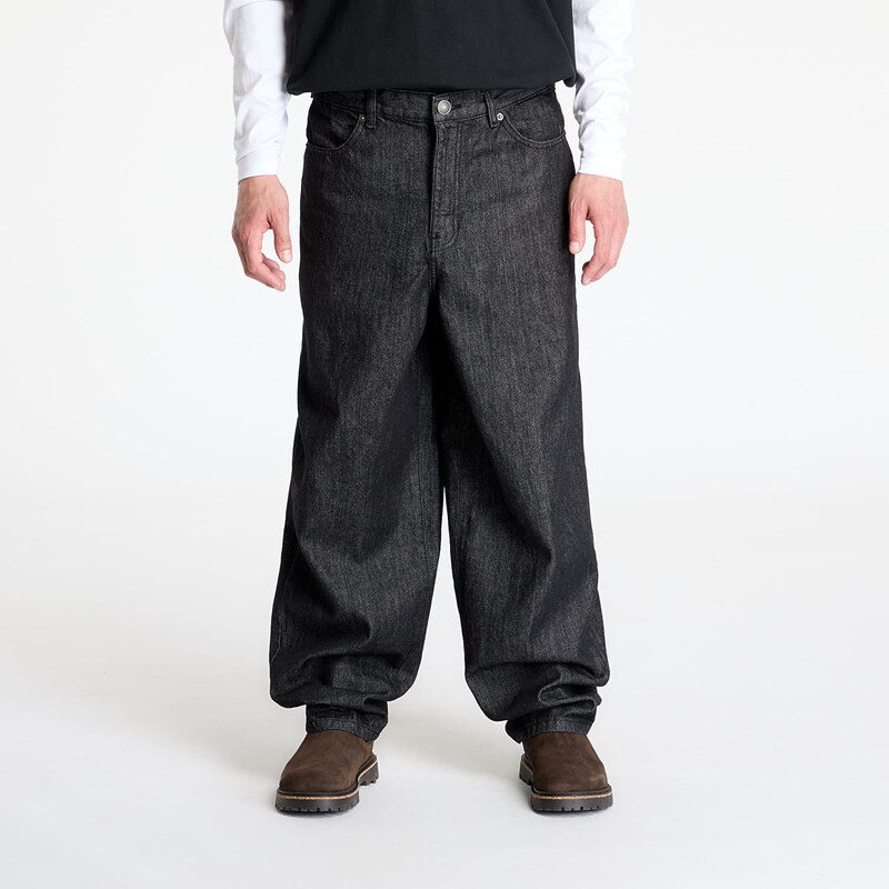 Džíny Urban Classics 90s Jeans Black Acid Washed W32