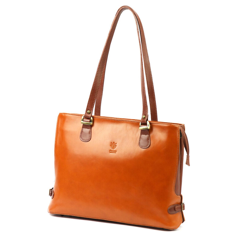 Kožená kabelka Florence camel hnědá KZ2234635