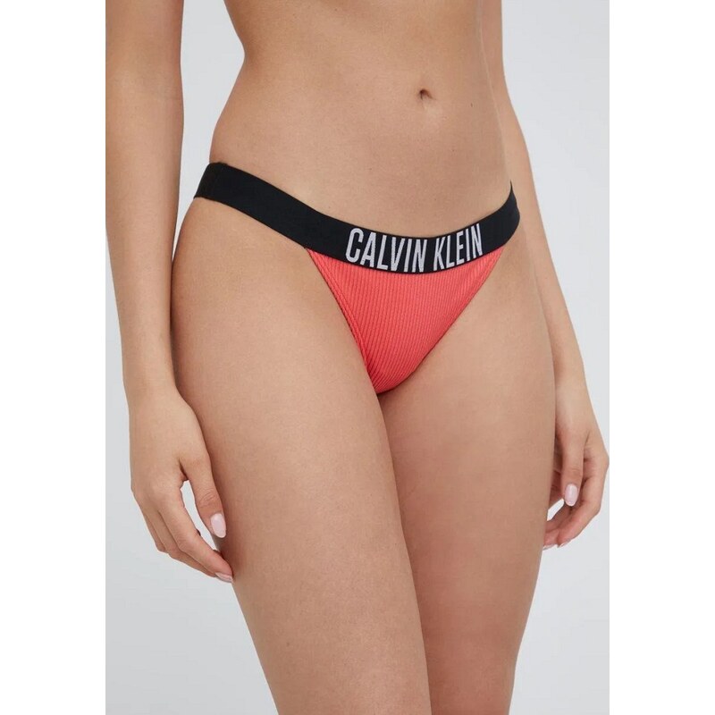 Dámské plavky Calvin Klein KW0KW02753 Korálová2