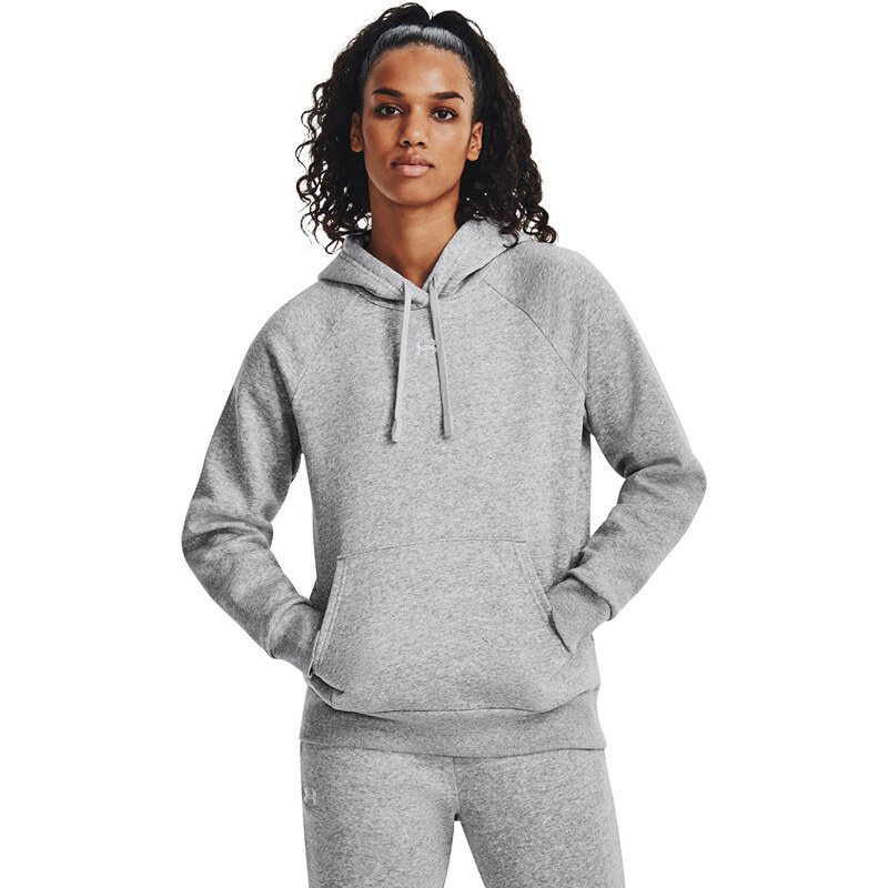 Mikina Under Armour Rival Fleece Hoodie Mod Gray Light Heather/
