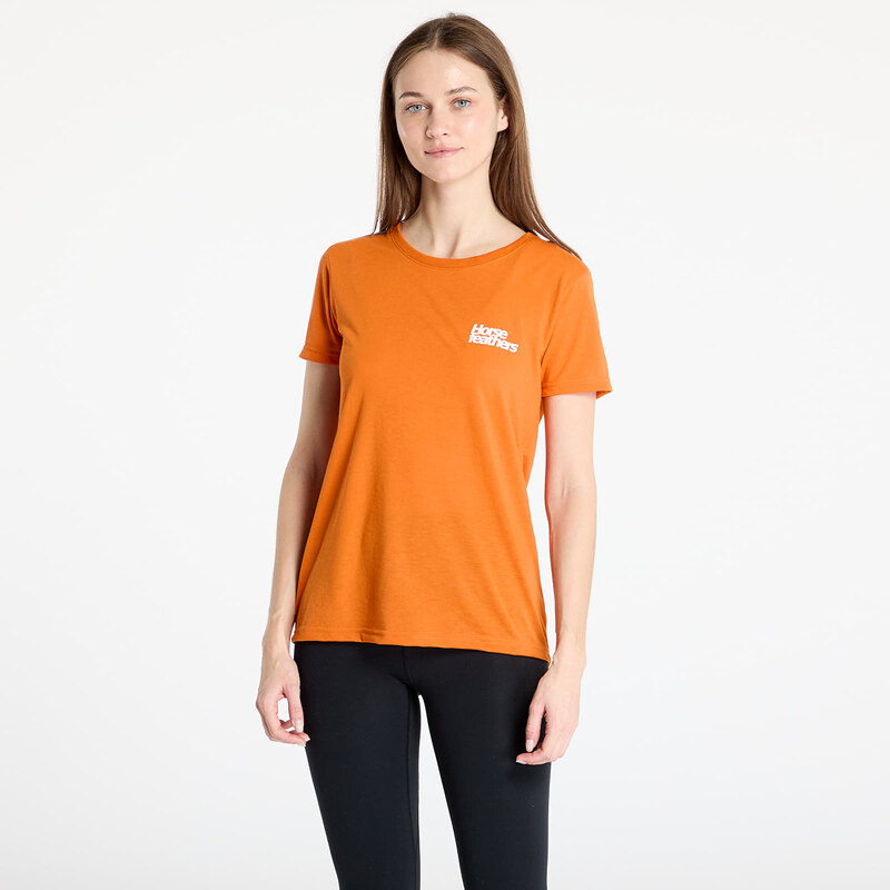 Tričko Horsefeathers Leila II Tech T-Shirt Burnt Orange S 105780768
