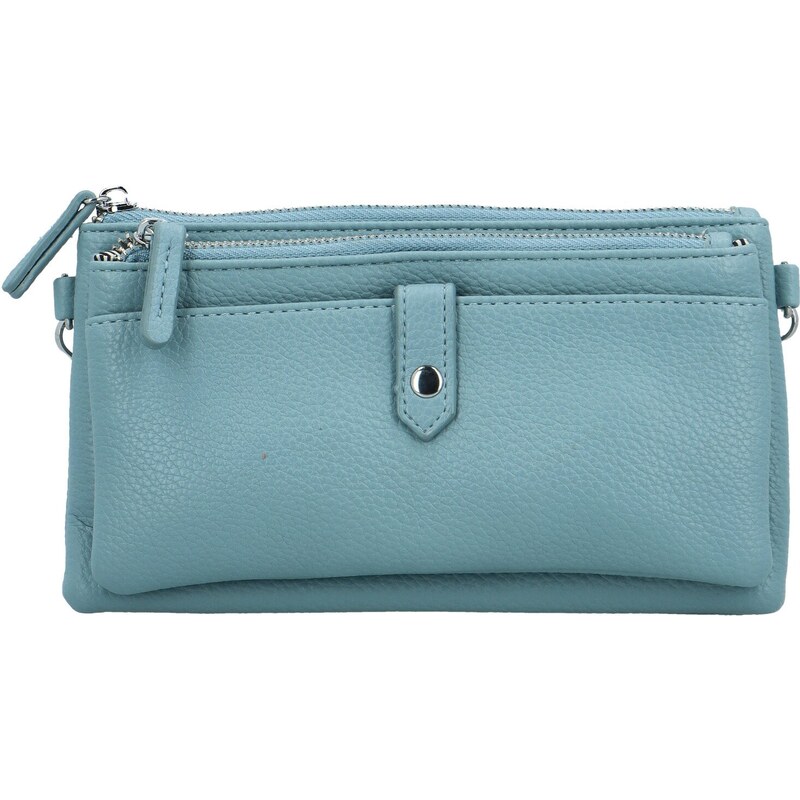 MaxFly Stylová malá crossbody kabelka Perlla new, džínově modrá