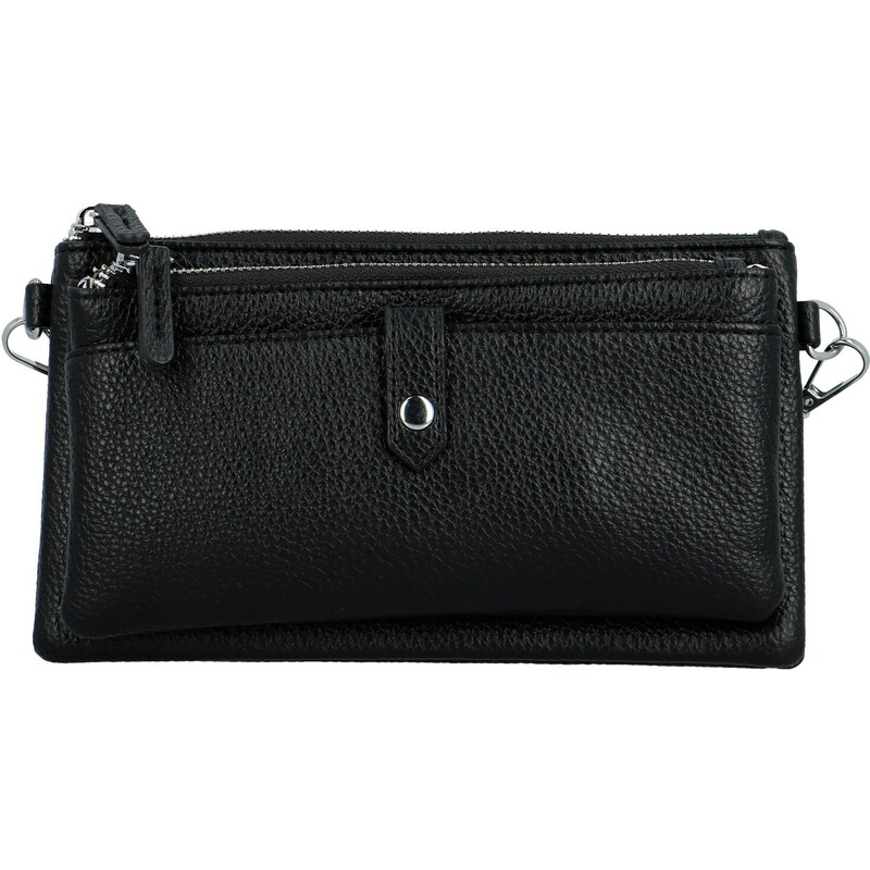 MaxFly Stylová malá crossbody kabelka Perlla new, černá