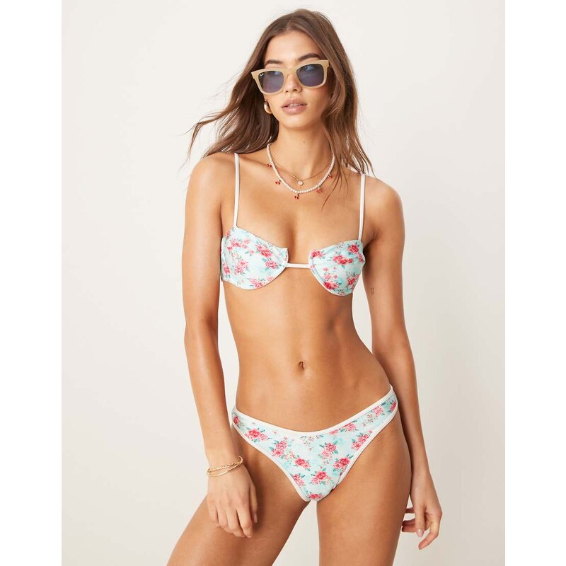 Bright Swimwear Bright Swim lola waterloo high leg bikini bottom in 105795456