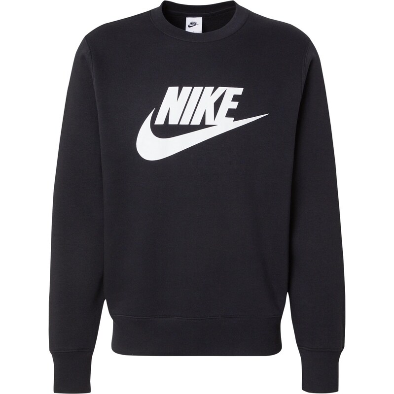Nike Sportswear Mikina CLUB černá / bílá