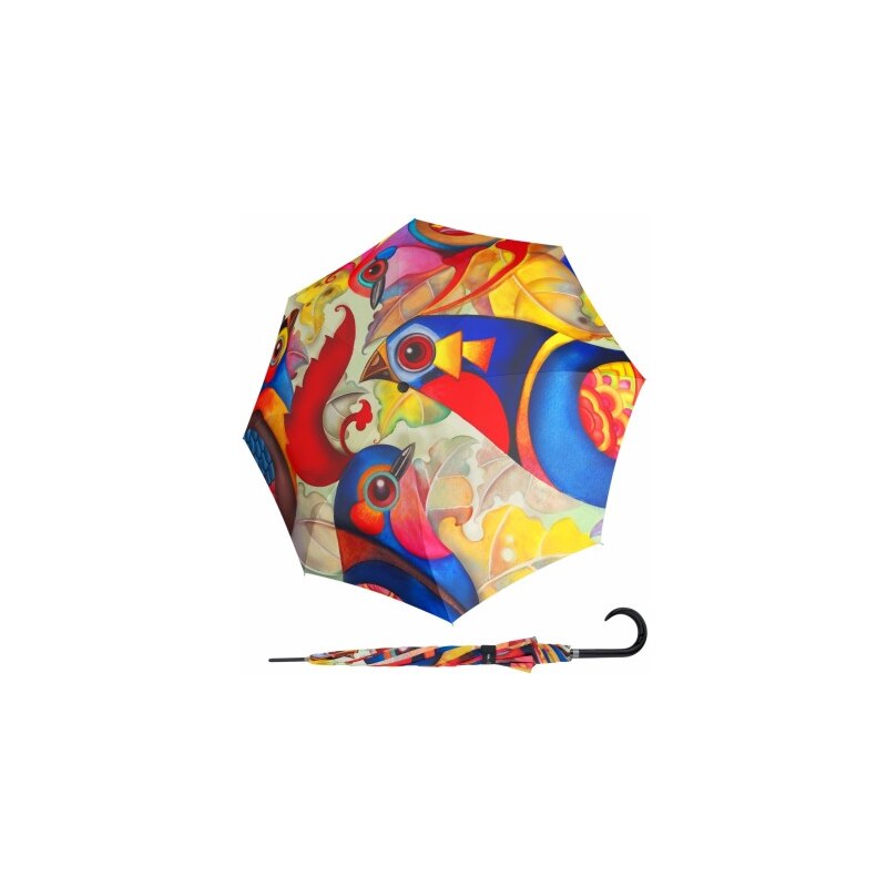 Doppler Modern Art BIRDIE - holový vystřelovací deštník 64847361