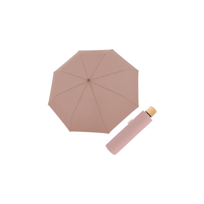 Doppler Nature Mini uni gentle rose FSC - EKO deštník