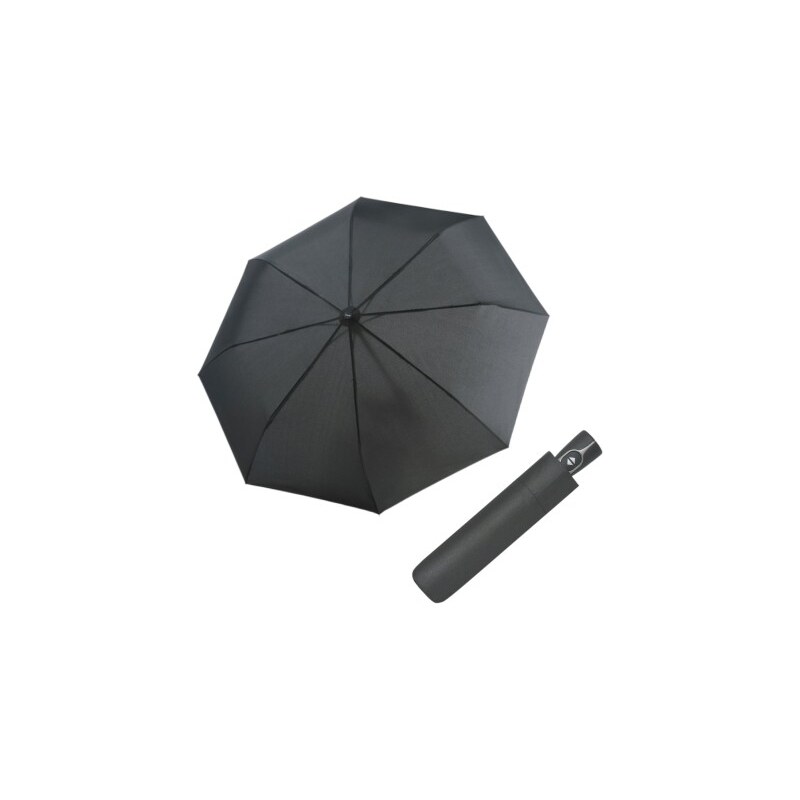 Doppler Fiber Magic Uni grey – plně automatický deštník 103690087