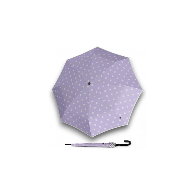 Knirps Knirps A.760 Stick Automatic Dot Art Lavender - elegantní 103690162