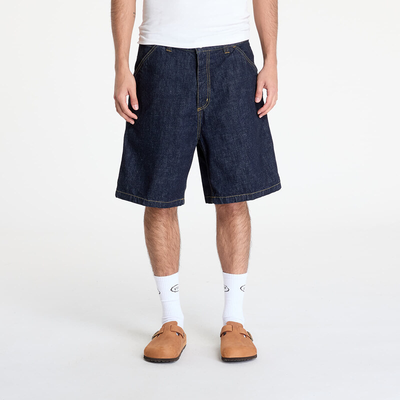 Šortky Carhartt WIP OG Single Knee Short Blue Rinsed XS