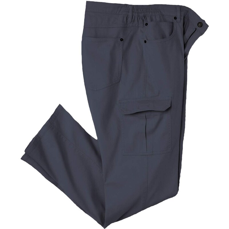 Kalhoty Cargo z kepru s polo elastickým pasem Atlas For Men