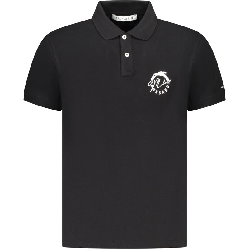 Pánské černé polo triko Trussardi