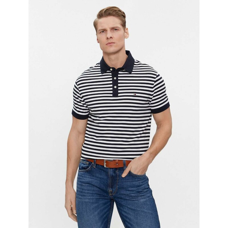 Tommy Hilfiger pánské pruhované polo tričko
