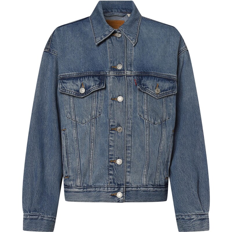 LEVIS Přechodná bunda 90s Trucker Jacket modrá džínovina 70907720