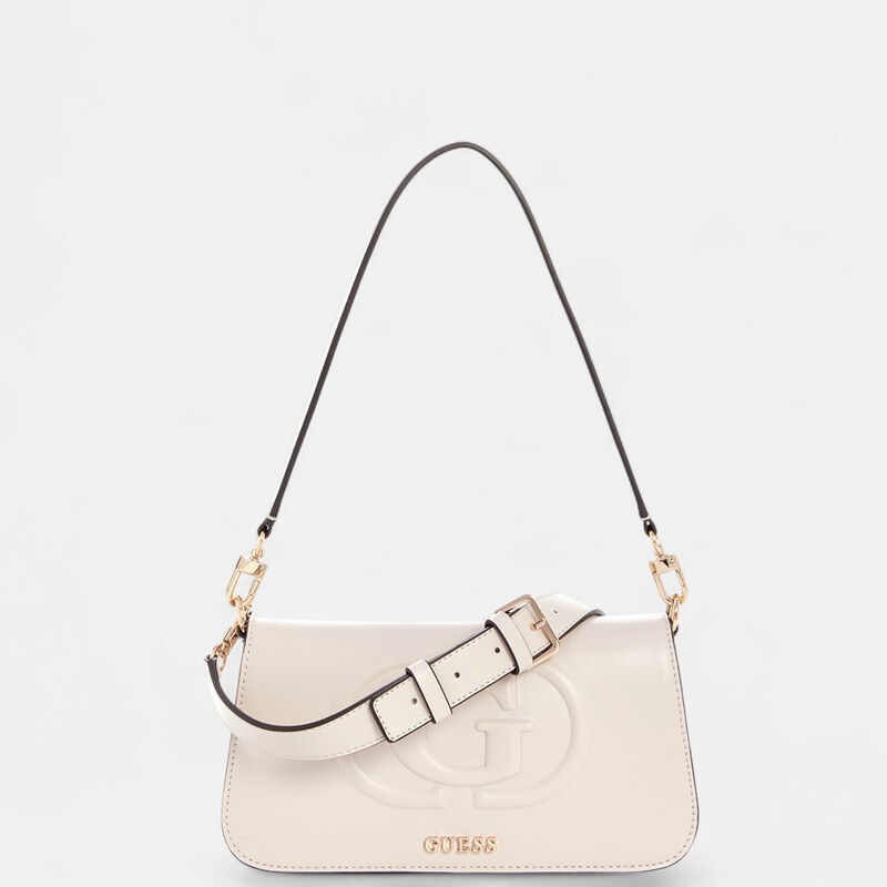 Krémově bílá kabelka Guess Mietta 56203