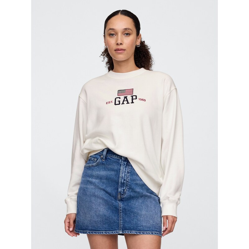 GAP Dámská Oversize mikina s logem Americana 729492-03