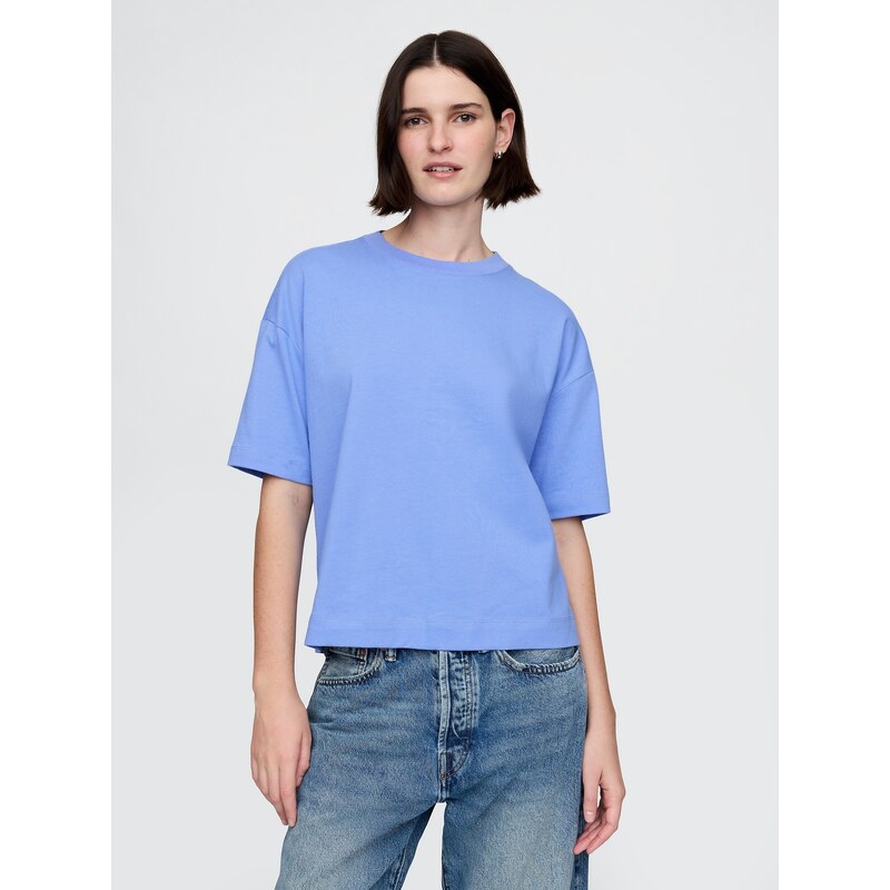 GAP Dámské Oversize crop tričko Heavyweight Americana 729563-02