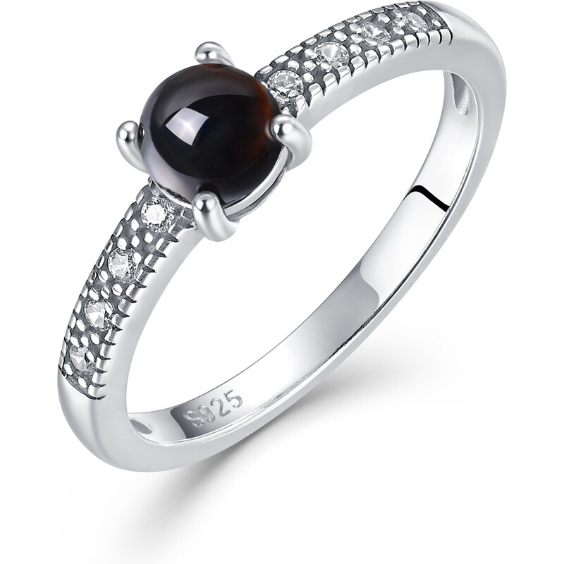 Olivie Stříbrný prsten BLACK ONYX 9526