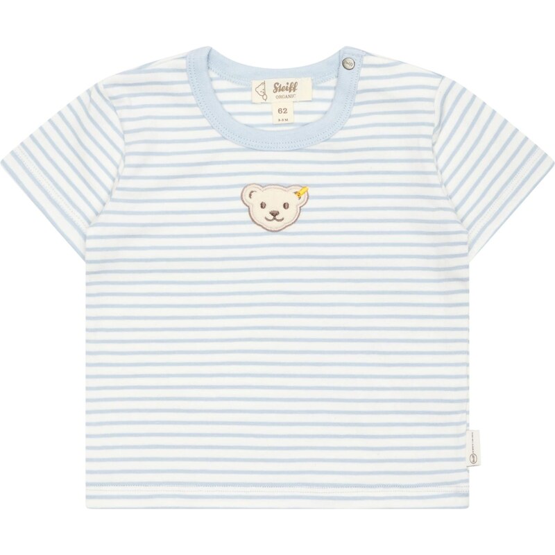 Steiff Collection Tričko světlemodrá / bílá