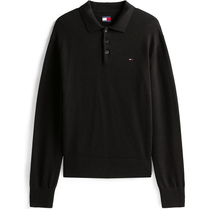 Tommy Jeans Svetr ESSENTIAL  černá