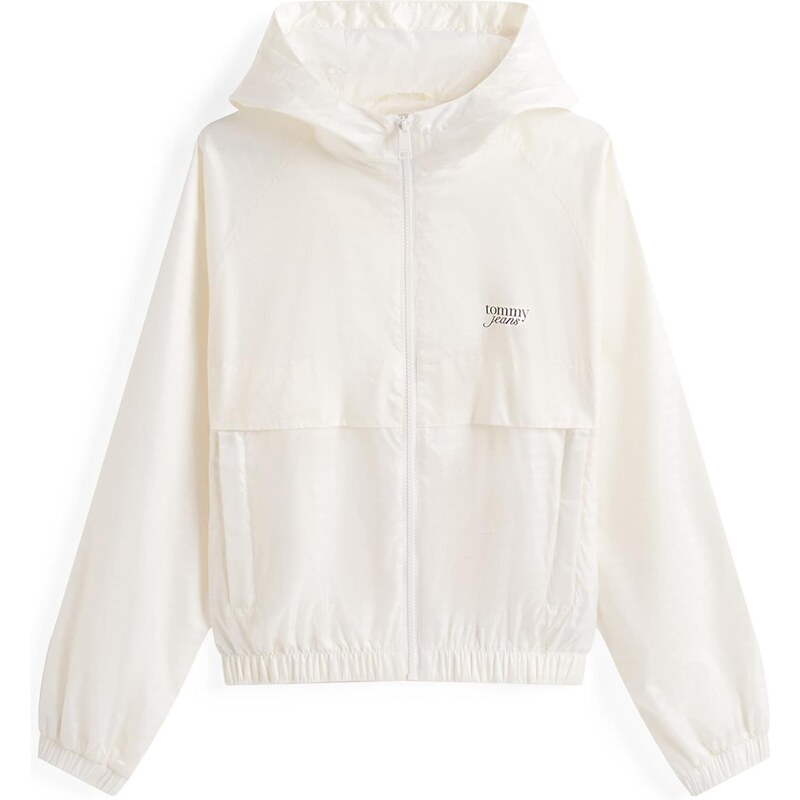 Tommy Jeans Přechodná bunda bílá