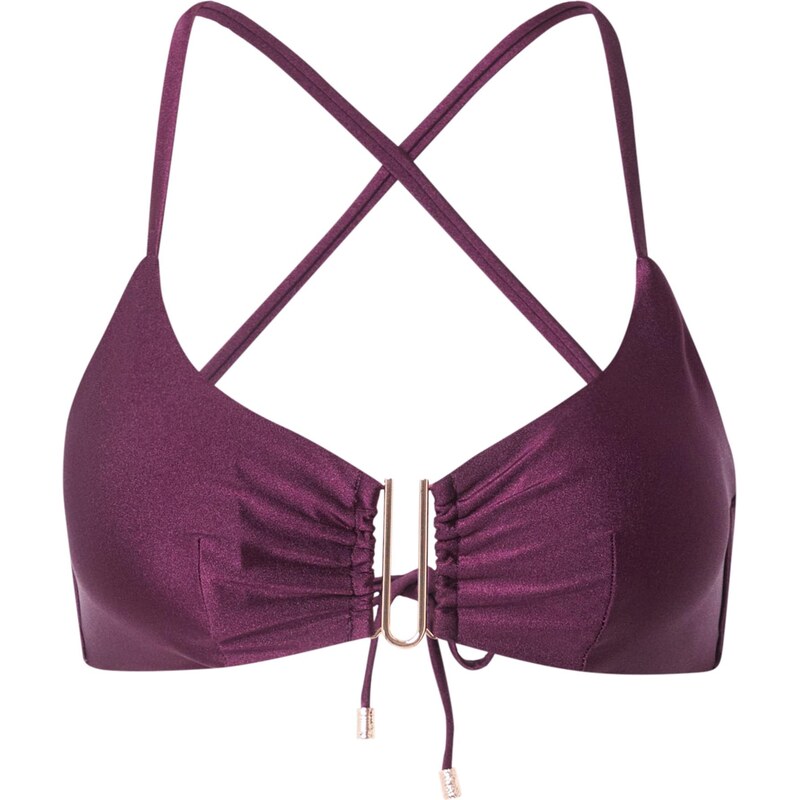 Hunkemöller Horní díl plavek Costa tmavě fialová