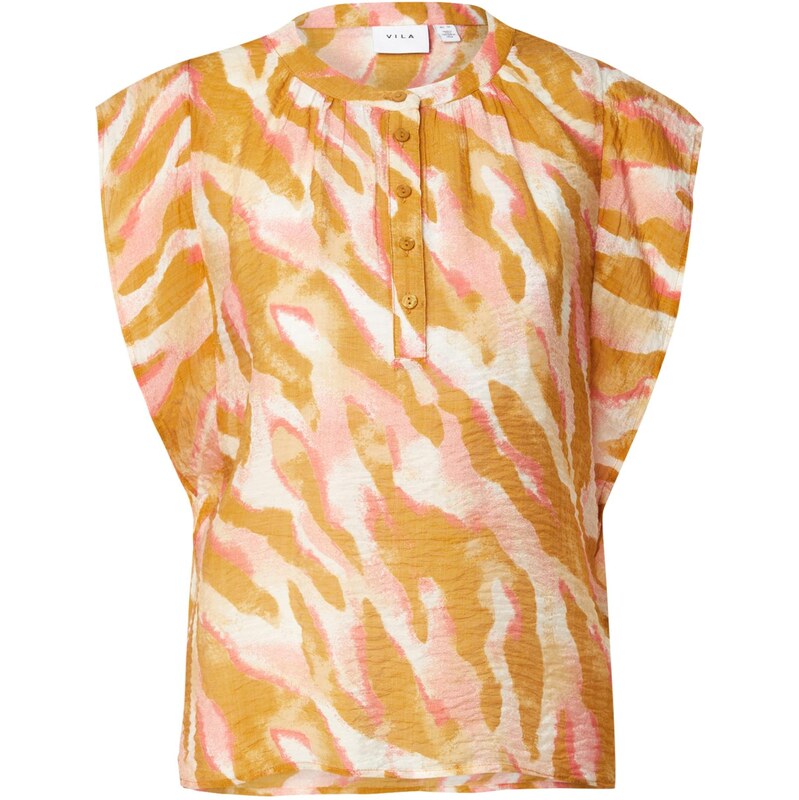 VILA Halenka VILYRIA SOA sépiová / starorůžová / offwhite 105837463