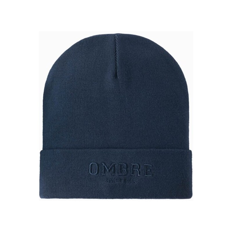 Ombre Clothing Pánská čepice v modré barvě v3 om-acwh-0120