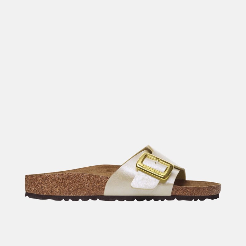 Birkenstock Béžové Regular Pantofle Catalina Cushion Buckle Birko-Flor 105826502