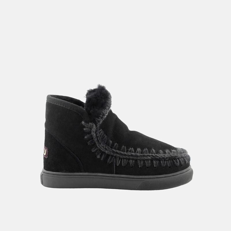 Dámské černé válenky Mou Eskimo Sneaker 105826554